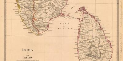 Ou Ceylon kaart