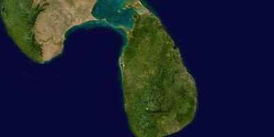 Aanlyn satelliet kaart van Sri Lanka