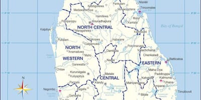 Kaart van grahalokagaraya Sri Lanka