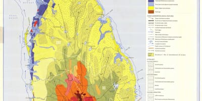 Kaart van grond kaart van Sri Lanka