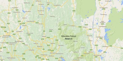Kaart van die kneukels Sri Lanka