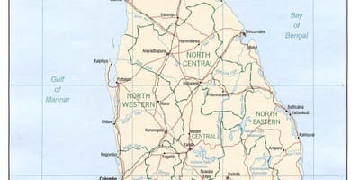 Kaart van Sri Lanka kaart video