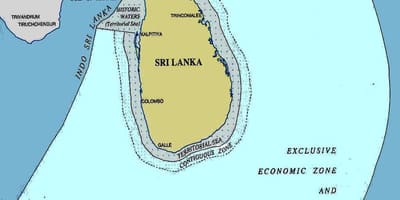 Kaart van Sri Lanka see